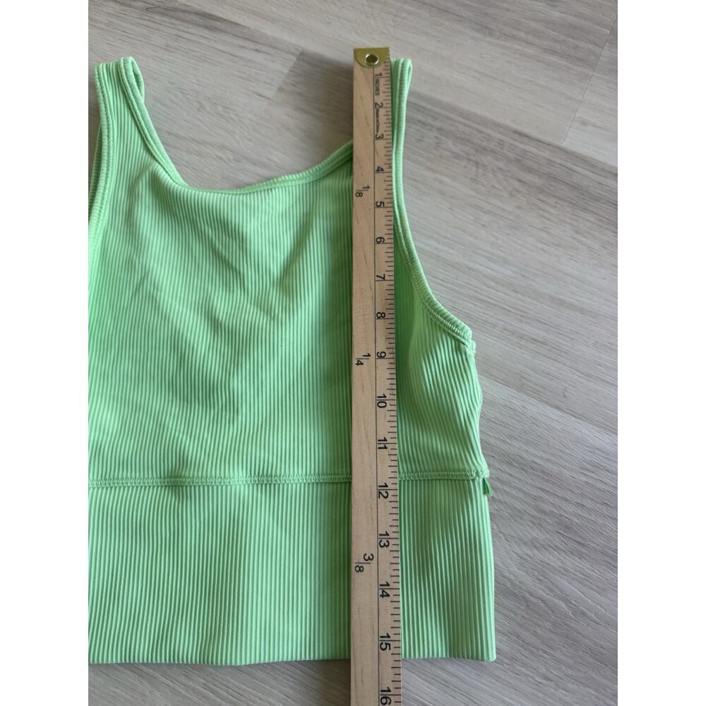 Lululemon Power Pivot Tank Electric Green Womens Size 4 - Picture 6 of 6